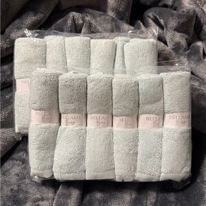 Bellame Luxurious Soft Wash Cloths Set - Light Green